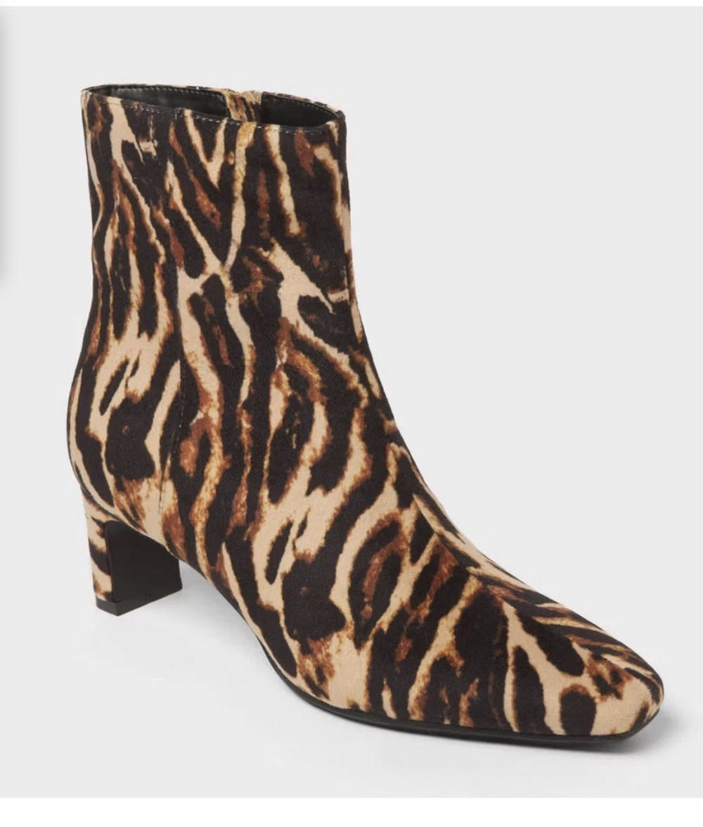Women Tigris Boots with Memory Foam Insole – A New Day Block Heel Size 8.5